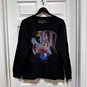 Balenciaga Egyptofunk Glitter Girl Crewneck